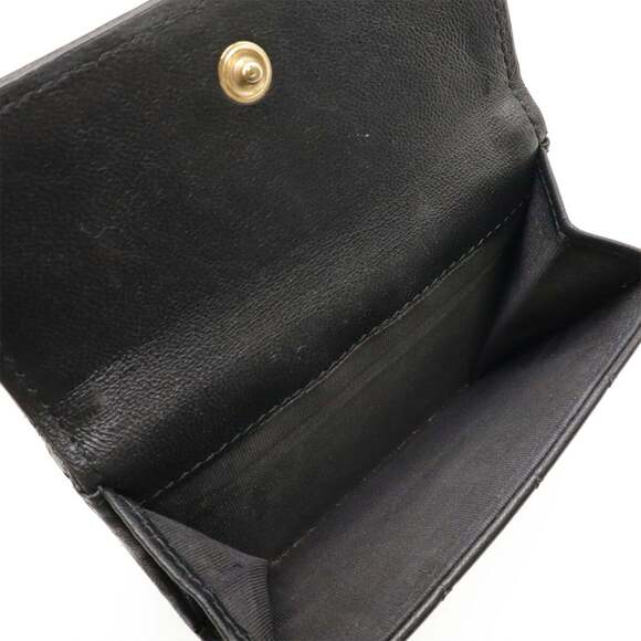 CHANEL Boy Chanel Matelasse Coco Mark Small Flap Wallet, Tri-fold, Lambskin, ... - Picture 7 of 7